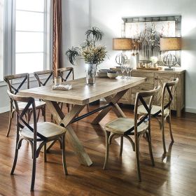 CW045N-6  Dining Set(1 Table + 6 Chairs)