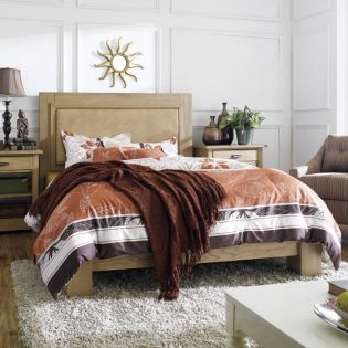 North Shore-WPanel Bed (침대+협탁+화장대)