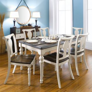  D9500-6  Dining Set (1 Table + 6 Chairs)