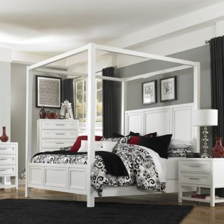 B2304Poster Canopy Bed (침대)