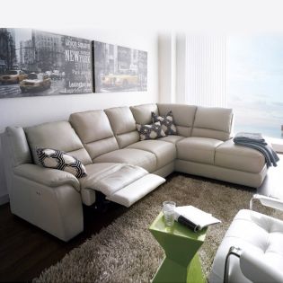 E863Leather Recliner Sofa