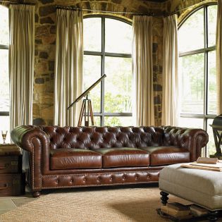 Images of Courtrai 9098-34Leather Sofa