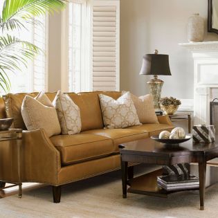 Kensington Place 7118-33Leather Sofa