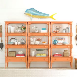 411-35-18 OrangeDisplay Cabinet