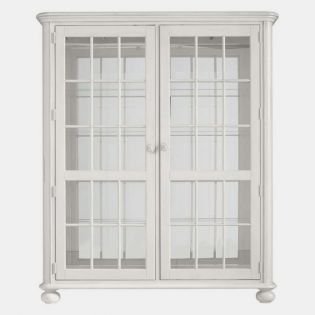 411-21-10 WhiteDisplay Cabinet
