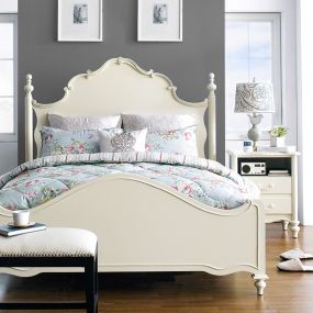 Wendy-BRMQueen Panel Bed (침대+협탁+화장대)