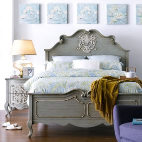Liberty-BRM Panel Bed (침대+협탁+화장대)