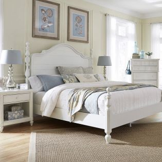 i31 RetreatQueen Poster Bed (침대+협탁+화장대)