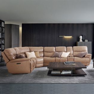 E1511Leather Recliner Sofa