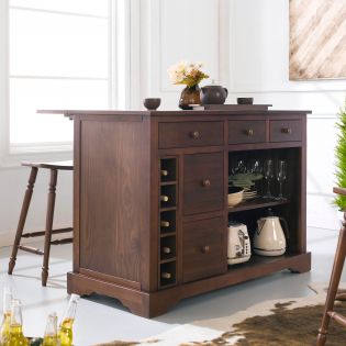 Santafe-WalnutKitchen Island