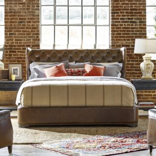 Curated 751210B-FR-BedLeather Bed (침대)