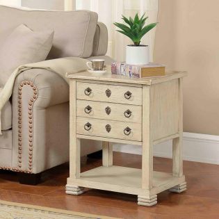  78722  2-Drawer Side Table