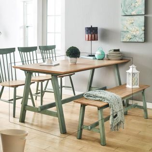  Miamint-6-Natural  Dining Table 