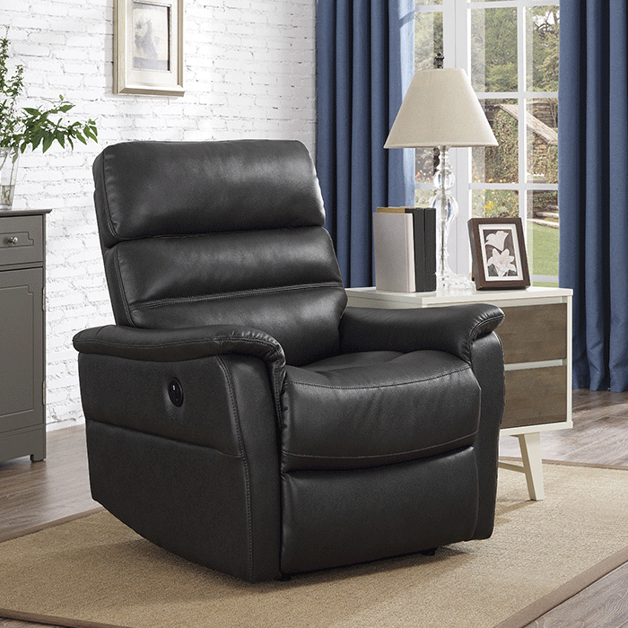 A209U-003-CharcoalRecliner Chair
