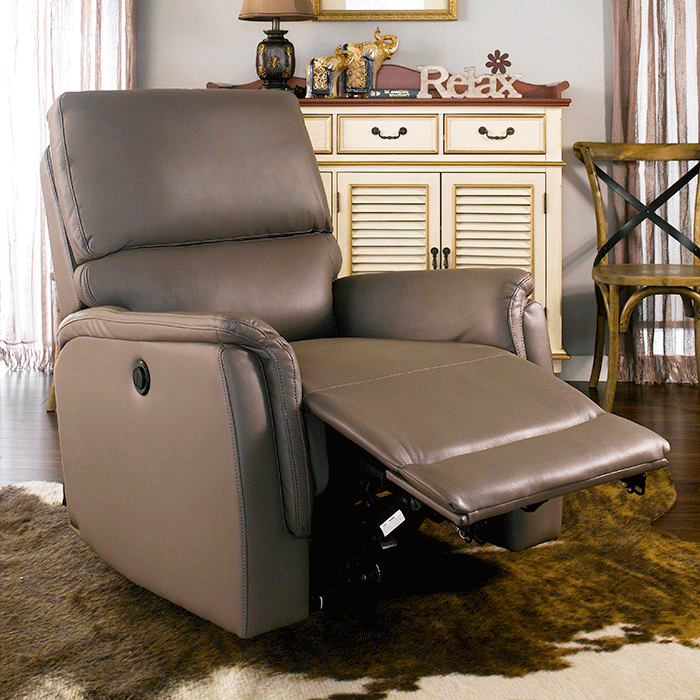 9-3045Leather Recliner Chair
