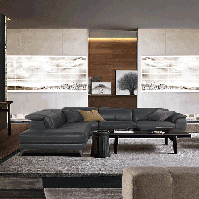 RS-11380-PRLeather Recliner Sofa