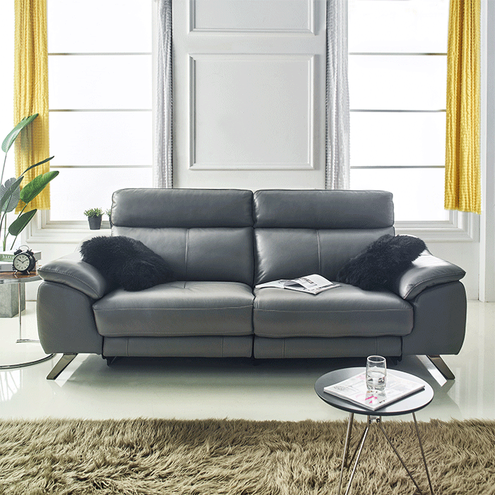 B0286-2.5S2UALeather Recliner Sofa