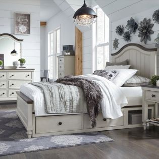 8940-4104K-1340Full Panel Bed (No Storage)