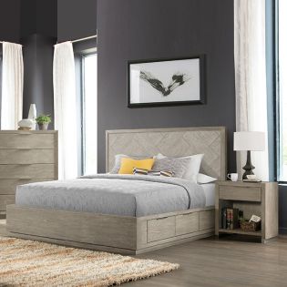 580 ZOEYPanel Bed (침대+협탁+화장대)