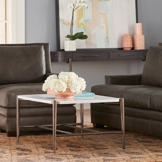 Curated 915A801Stone Cocktail Table