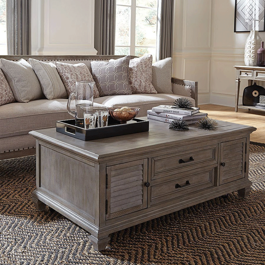 T4352-50Lift-Top Cocktail Table