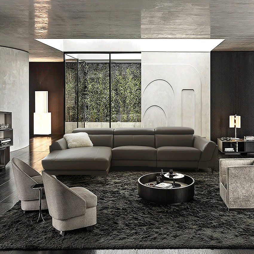 RS-B0325Leather Recliner Sofa