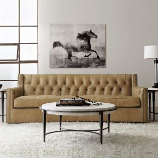 7277LFOLeather Large Sofa