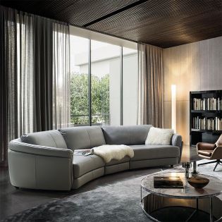 A0329Leather Sofa