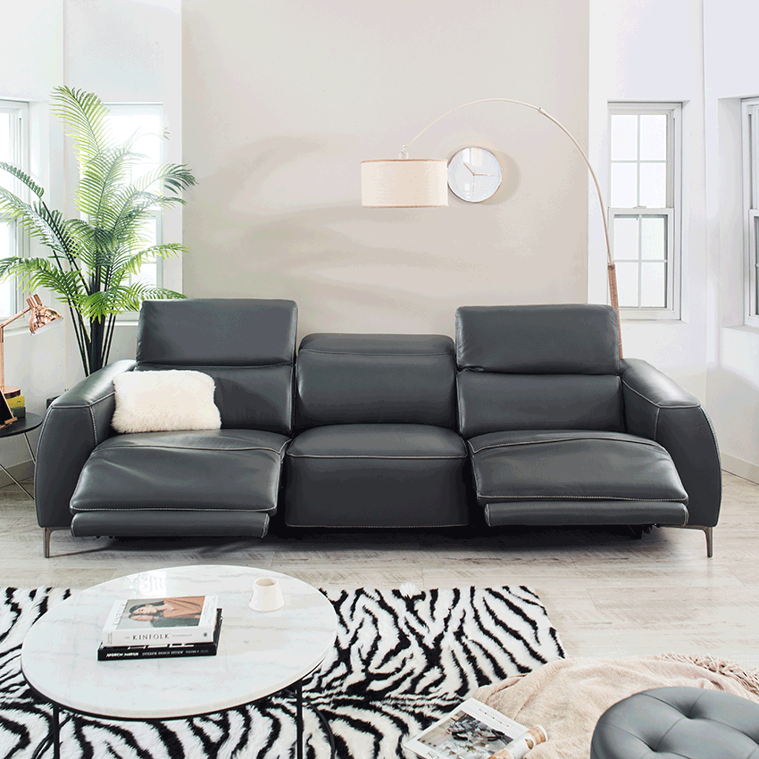 RS-A0385Leather Recliner Sofa