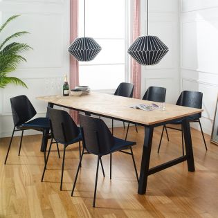 Brighton-6-BlackDining Set