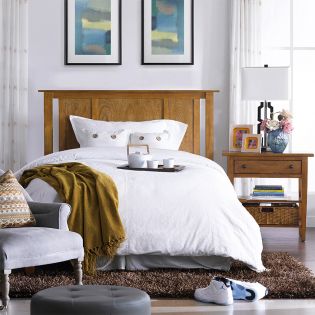 B3613-53H-HBQueen Panel Bed