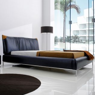 PYS1003King Leather Bed