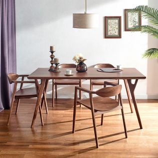  D7200-4  Dining Set (1 Table + 4 Chairs)