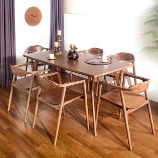 D7200-6Wooden Dining Set