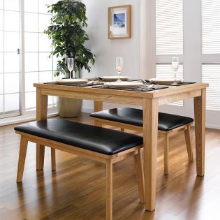  Robin-4  Dining Set (1 Table + 2 Bench)