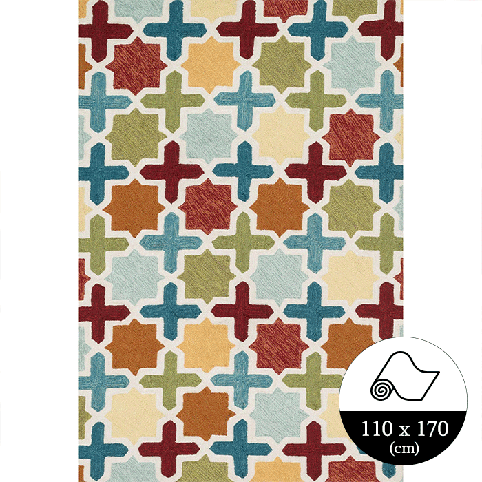 FC-49Red Multi (110x170cm)