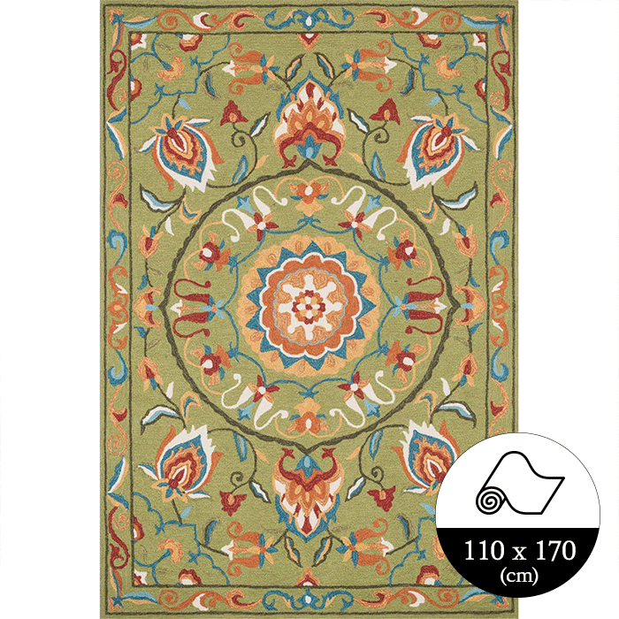 FC-54Green Multi (110x170cm)
