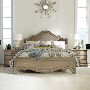 21570 CorinnePanel Bed (침대+협탁+화장대)