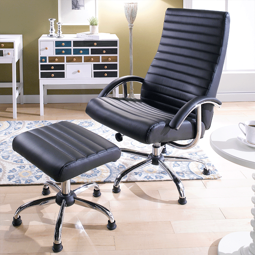 HamdenRecliner Chair & Ottoman