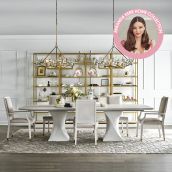 Miranda Kerr 956658-8DExtension Dining Set