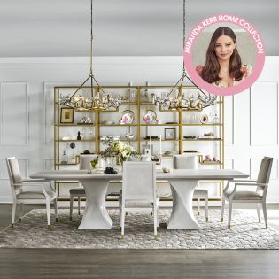 Miranda Kerr 956658-8DExtension Dining Set