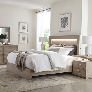 734 CascadePanel Bed (침대+협탁+화장대)