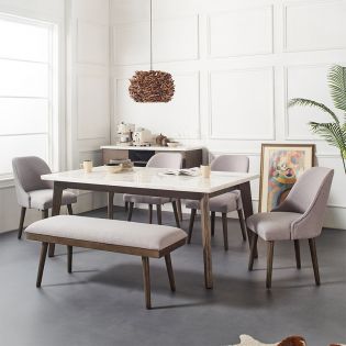 DR211-FerraroMarble Dining Set