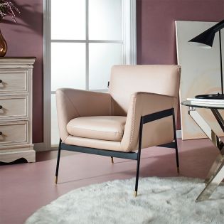 P003Leather Accent Chair