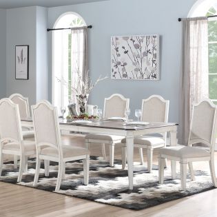  Anastasia-6  Dining Set  (1 Table + 6 Chair)