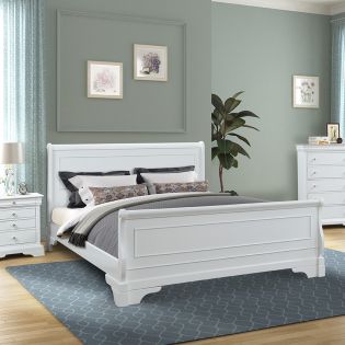  BH1040W Versailles  Panel Bed  (침대+협탁+화장대)