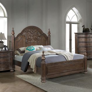 321 Traditional  Panel Bed (침대+협탁+화장대)