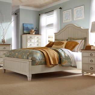 112 MillbrookPanel Bed (침대+협탁+화장대)