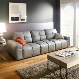  S1941 4-Seater  Leather Sofa