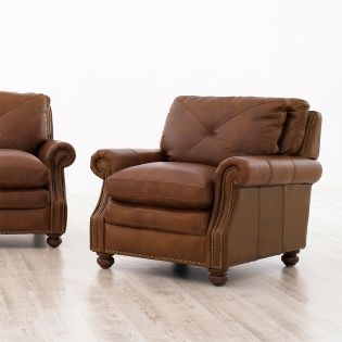 1741Leather Single Chair